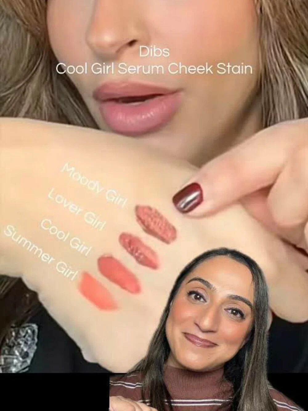 🍇Blush Nee🍇BNIB DIBS Fullsize LOVER GIRL Blush Serum Cheek Stain Tint!$26Ret!!